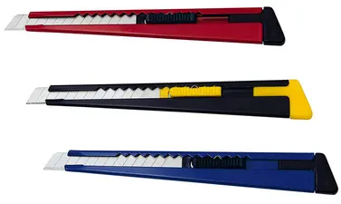 WEDO Cutter en métal, lame: 9 mm, à clip, assorti