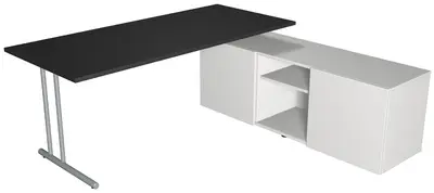 kerkmann Poste de travail complet Start Up, anthracite