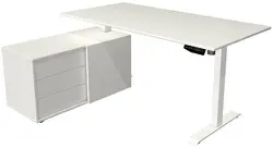 kerkmann Poste de travail complet Move 1, blanc