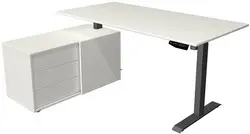 kerkmann Poste de travail complet Move 1, blanc