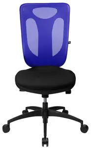 Topstar Fauteuil de bureau "Net Pro 100", noir/bleu