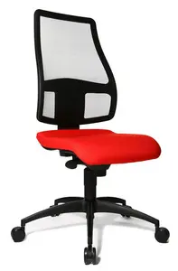 Topstar Fauteuil de bureau "Synchro Net", rouge