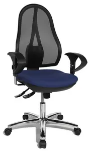 Topstar Fauteuil de bureau "Open Point SY Deluxe", bleu