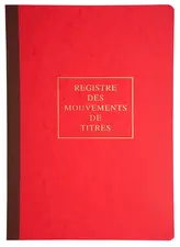 LE DAUPHIN Piqûre "Registre des mouvements de titres