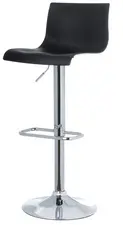 PAPERFLOW Chaise de bar "SACRAMENTO", ensemble de 2, noir