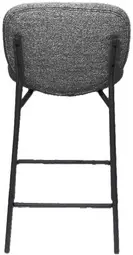 PAPERFLOW Chaise de bar TWIST, set de 2, gris