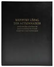 LE DAUPHIN Registre Légal des Actionnaires, 297 x 210 mm
