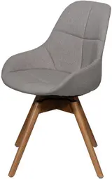 PAPERFLOW Chaise visiteur JUNO, set de 2, gris