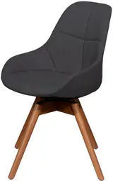 PAPERFLOW Chaise visiteur JUNO, set de 2, anthracite