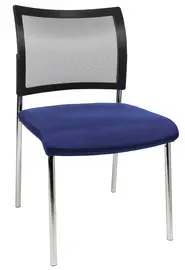 Topstar Chaise de bureau "filet Visit 10", bleu