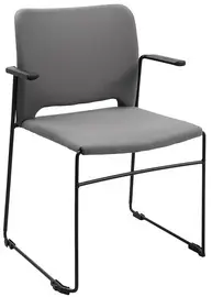 Topstar Chaise visiteur "Visit Lite", rembourré, gris