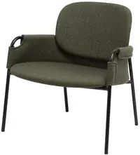 PAPERFLOW Fauteuil visiteur CLOTH, vert