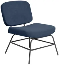 PAPERFLOW Fauteuil visiteur CURVE, bleu