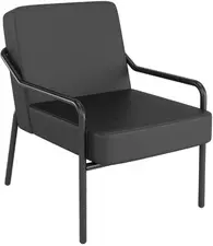 PAPERFLOW Fauteuil visiteur MEDSO KLASSIK M simili-cuir noir