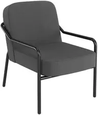 PAPERFLOW Fauteuil visiteur MEDSO RUND M, tissu, anthracite