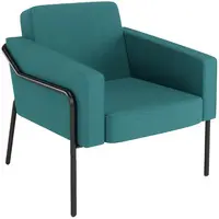 PAPERFLOW Fauteuil visiteur MEDSO KLASSIK L, tissu, bleu