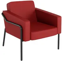 PAPERFLOW Fauteuil visiteur MEDSO KLASSIK L, simili-cuir