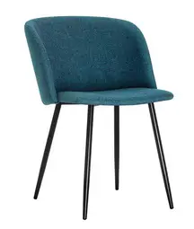 PAPERFLOW Chaise de conférence MUST, set de 2, noir/bleu