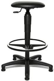 Topstar Tabouret pivotant "TEC 60 Skai Counter", noir