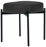 PAPERFLOW Banc oval GAIA, taille S, habillage similicuir