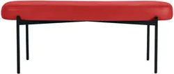 PAPERFLOW Banc oval GAIA, taille L, habillage similicuir