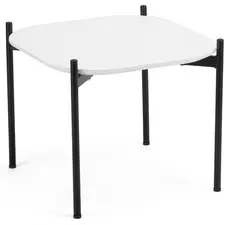 PAPERFLOW Table d'appoint MEET, (L)500 x (P)500 mm, blanc