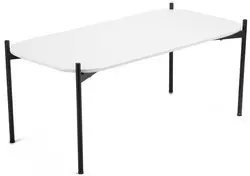 PAPERFLOW Table d'appoint MEET, (L)750 x (P)500 mm, blanc
