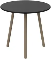 PAPERFLOW Table de bistrot PALOMBA, diamètre: 800 mm, noir