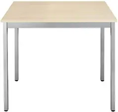 SODEMATUB Table universelle 126REA, 1200 x 600, érable/alu