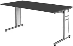 kerkmann Bureau Form 4, (L)1.800 mm, anthracite