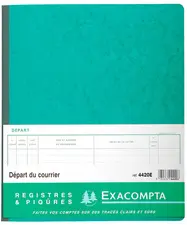 EXACOMPTA Piqûre "Départ du courrier", 80 pages