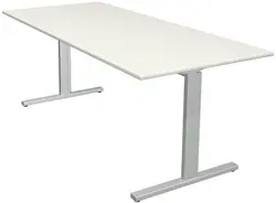 kerkmann Bureau "Form 2", (L)1.600 mm, blanc