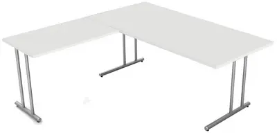 kerkmann Bureau Start Up avec extension, gris clair