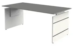 kerkmann Bureau avec piètement panneau Form 4, (L)1.800 mm