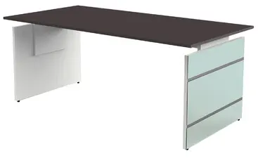 kerkmann Bureau avec piètement panneau AVETO, (L)1.800 mm