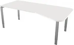 kerkmann Bureau pour ordinateur Form 5, support 4 pieds