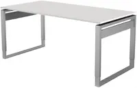 kerkmann Table annexe Form 5, piètement cadre, blanc