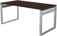kerkmann Table annexe Form 5, piètement cadre, wengé