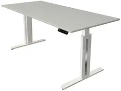 kerkmann Table de bureau assis-debout Move 3 fresh, gris