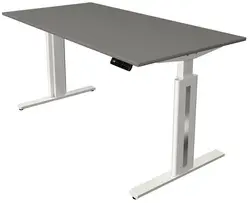 kerkmann Table de bureau assis-debout Move 3 fresh, graphite