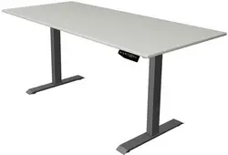 kerkmann Table de bureau assis-debout Move 1, gris