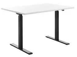 Topstar Bureau réglable en hauteur, (L)1.800 mm, noir/blanc
