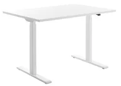 Topstar Bureau réglable en hauteur, (L)1.600 mm, blanc/blanc