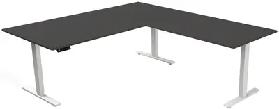 kerkmann Table de bureau assis-debout Move 3 avec élément