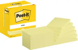 Post-it Bloc-note adhésif, 127 x 76 mm, jaune