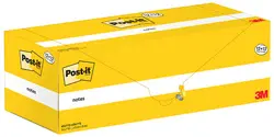 Post-it Bloc-note adhésif, 76 x 76 mm, jaune, 12+12 GRATUIT