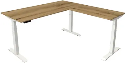 kerkmann Bureau réglable en hauteur Move 4 avec extension