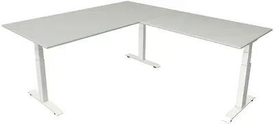 kerkmann Bureau réglable en hauteur Move 4 avec extension