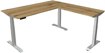 kerkmann Bureau réglable en hauteur Move 4 avec extension
