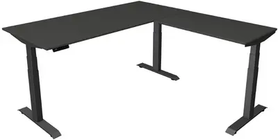 kerkmann Bureau réglable en hauteur Move 4 avec extension